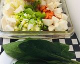 Foto del paso 1 de la receta: Sopa de pollo con avena y vegetales!