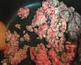 A picture of step 3 of Spaghetti Zucchini Bolognese.