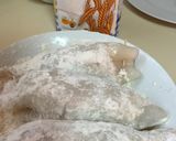 Foto del paso 3 de la receta Calamares rellenos de gulas en salsa de almendras e higos