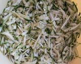 Tepsis sajtos cukkinis zöldséglepény!😋 recept fázis 3 fotója