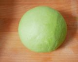 Foto langkah ke 1 dari resep Mantou Bayam / Bakpao Bayam / Spinach Steamed Bun.