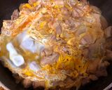 A picture of step 5 of Japanese Chicken and Egg with Rice.