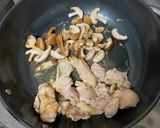 A picture of step 3 of Three Cup Chicken Pasta.
