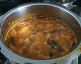 A picture of step 6 of Rashiya Bhaat.