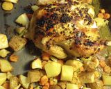 A picture of step 4 of Butter and Garlic Roasted Chicken.