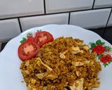 Foto langkah ke 5 dari resep Nasi goreng ayam.