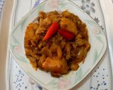 A picture of step 8 of Band Gobhi with aloo.