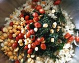 A picture of step 4 of Tri Colour Chivda.