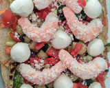 Foto del paso 15 de la receta: Bruschetta de verdura, mozzarella y langostinos con parmesano