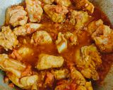 A picture of step 3 of Red Chilli Chicken Biryani 😋😋.