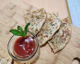 A picture of step 5 of Onion Mint Paratha.