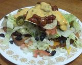 A picture of step 8 of Open Face Nacho Cheeseburger.