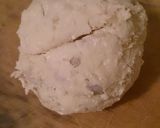 A picture of step 8 of Taro Root "Hittsumi" Gnocchi with Sesame Sauce.