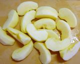 A picture of step 1 of Apple Cake Made with Pancake Mix in a Frying Pan (Version 2).