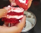 A picture of step 1 of Red Velvet Cake Milkshake💕❤.