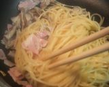 A picture of step 6 of Spaghetti Aglio, Olio e Peperoncino.