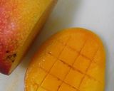 A picture of step 10 of No-bake Mango Cheesecake.