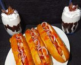 A picture of step 3 of Home made hot dogs.