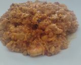 Foto del paso 1 de la receta: Arroz cremoso con pollo y gambas en Thermomix