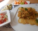 A picture of step 10 of Authentic Iranian Dish: Cinnamon-Scented Tomato Rice Pilaf.