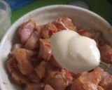 A picture of step 4 of Lemon shish tawook.