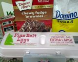 A picture of step 1 of Cream cheese swirl brownies.