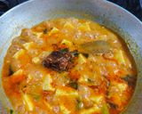 A picture of step 6 of Authentic Kathiawadi Dhokli nu shaak/ sabzi.