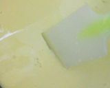 A picture of step 4 of Kabocha Squash Pudding for Halloween.