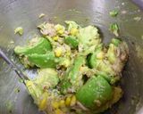 A picture of step 2 of Gratinée of Avocado, Camembert Cheese and Honey Mustard.