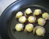 A picture of step 4 of Shrimp-Wrapped Potato Cakes.