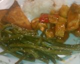 A picture of step 6 of Pineapple Orange Chicken.