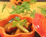 A picture of step 7 of Curry-Flavored Pumpkin & Bacon Garlic-Butter Stir-Fry.