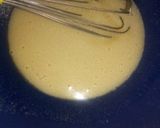 A picture of step 3 of Naked Moist Lemon-banana cake with chocolate chips.