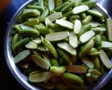 A picture of step 1 of Kundru curry.