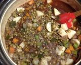 A picture of step 6 of Vegetarian Lentil Stew.