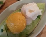 A picture of step 5 of Melon Boats.
