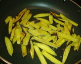A picture of step 6 of Fried Japanese Sweet Potato with Salt and Butter.