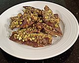 A picture of step 9 of Pistachio Toffee.