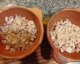 Foto del paso 5 de la receta: Cazuelitas con reciclado de pollo, espinacas y choclo