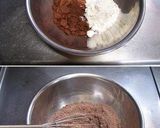 A picture of step 4 of Cream-free Moist & Rich Gateau au Chocolat.