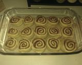 A picture of step 11 of Homemade cinnamon rolls w/ cream cheese frosting.