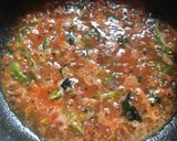 A picture of step 6 of Bread Upma.