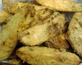 A picture of step 3 of twice cooked tater wedges.