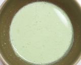 A picture of step 3 of Easy Matcha Pudding.