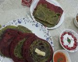 A picture of step 4 of Beetroot palak Choor Choor paratha.