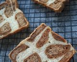 Foto langkah ke 10 dari resep Roti Tawar Belang-belang (Tanpa Telur, Empuk!).