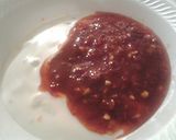 A picture of step 2 of East meets West chicken sauce.