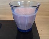 Une image de l'étape 3 de Smoothie banane framboise.
