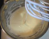A picture of step 3 of Cherry and Chocolate No-Bake Cheesecake.