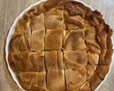 A picture of step 10 of Feta and spinach pie with traditional homemade phyllo.